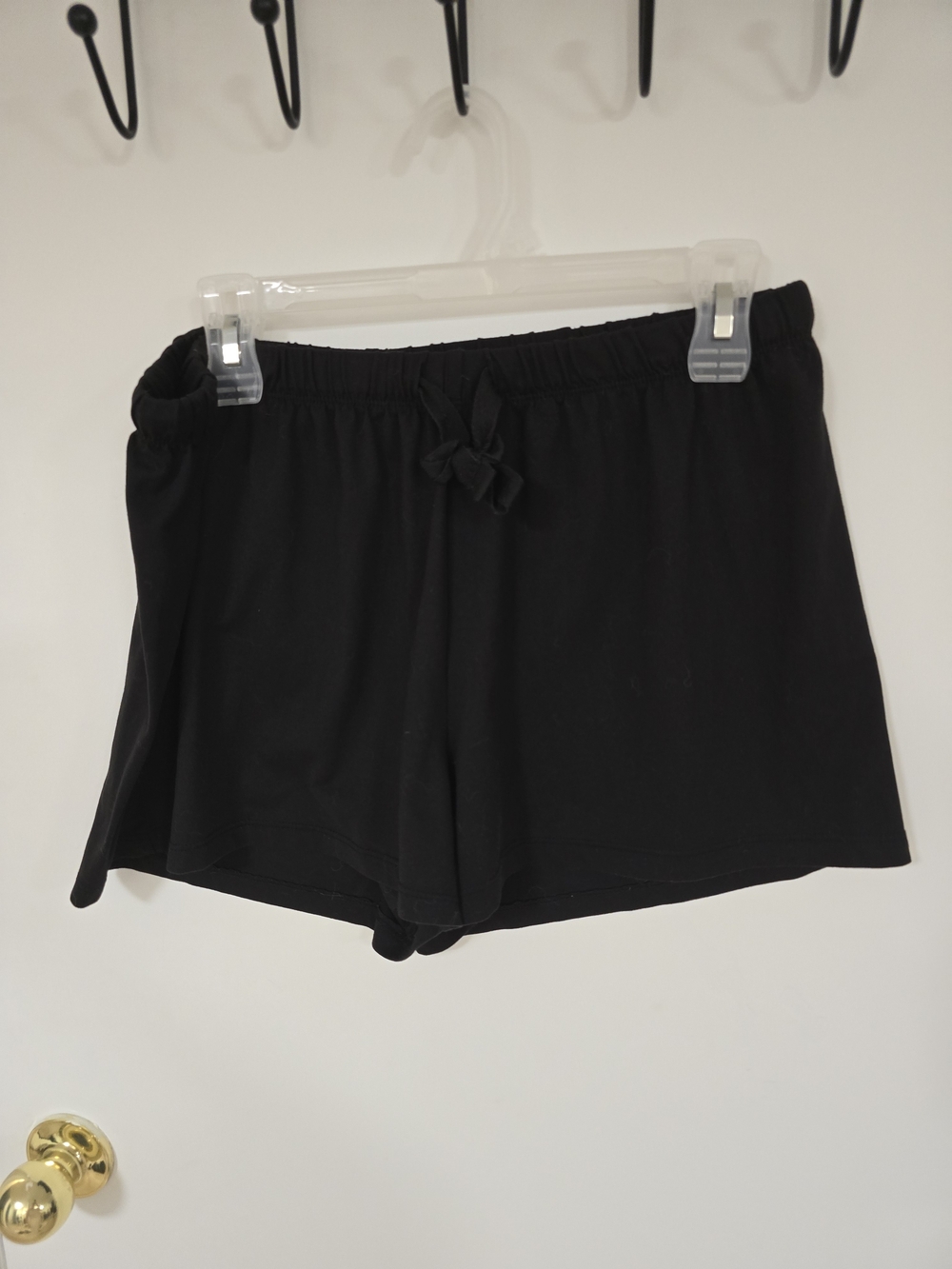 Ardene Black Athletic Lounge Shorts with Drawstring